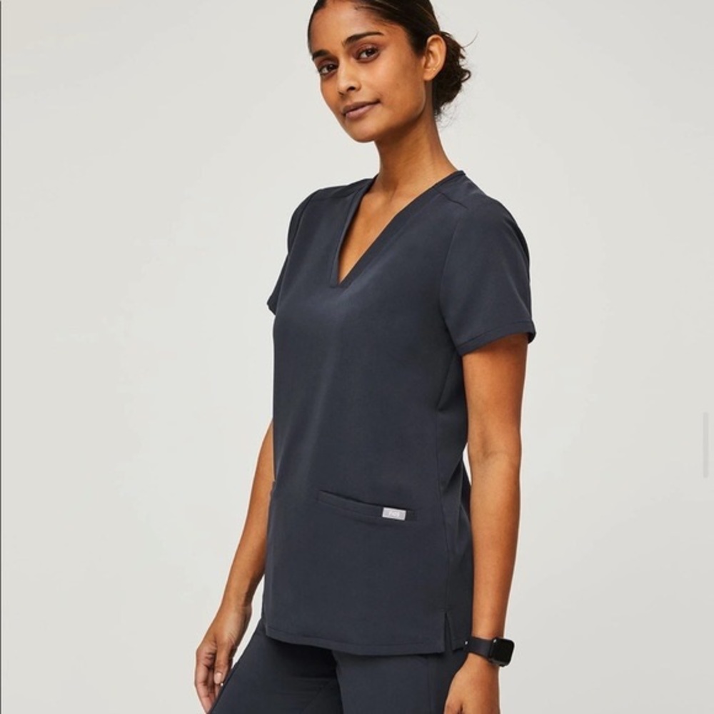 Figs Night Sky Casma Scrub Top S